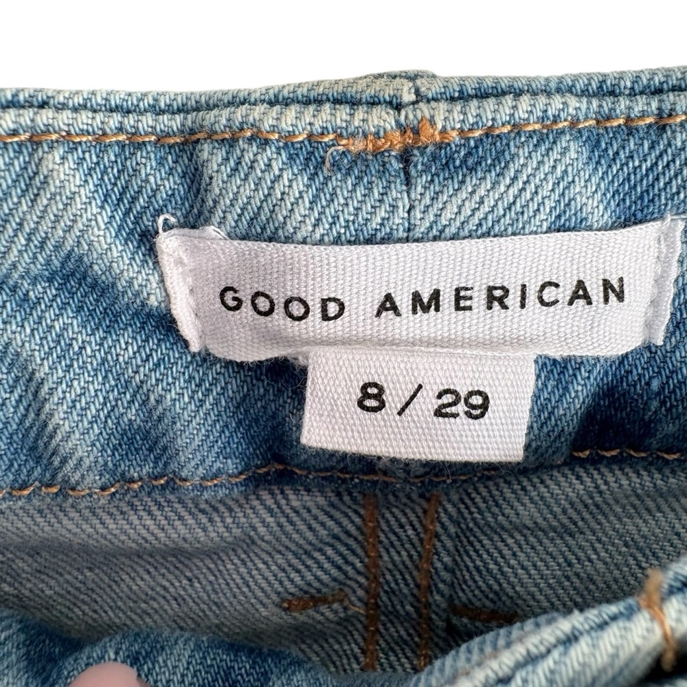 GOOD AMERICAN Light Blue Side Leg Slit Jeans Size 8/29 NWT - Picture 10 of 12